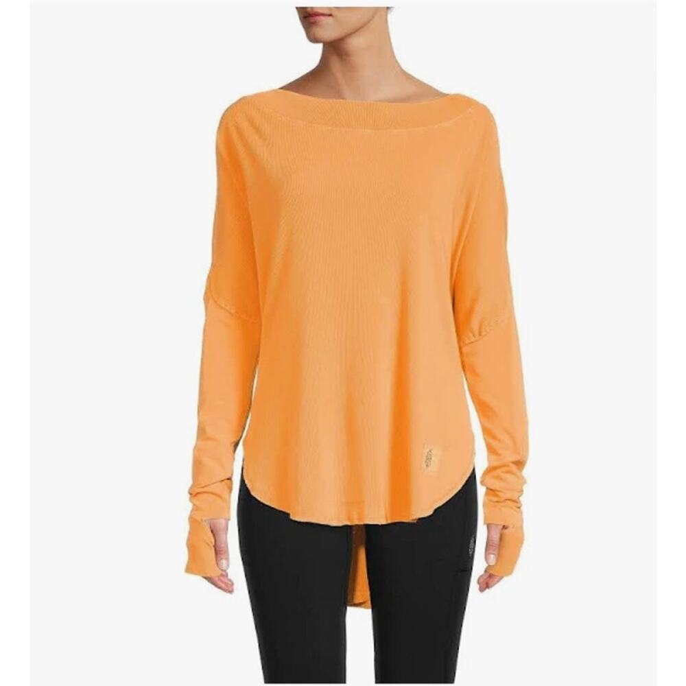 Fp Movement Simply Layer Top In Orange Size M - image 7
